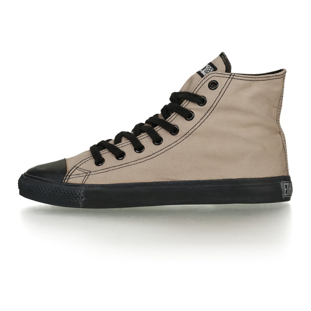 ETHLETIC Fair Trainer Black Cap Hi Cut Classic Moon Rock Grey | Jet Black