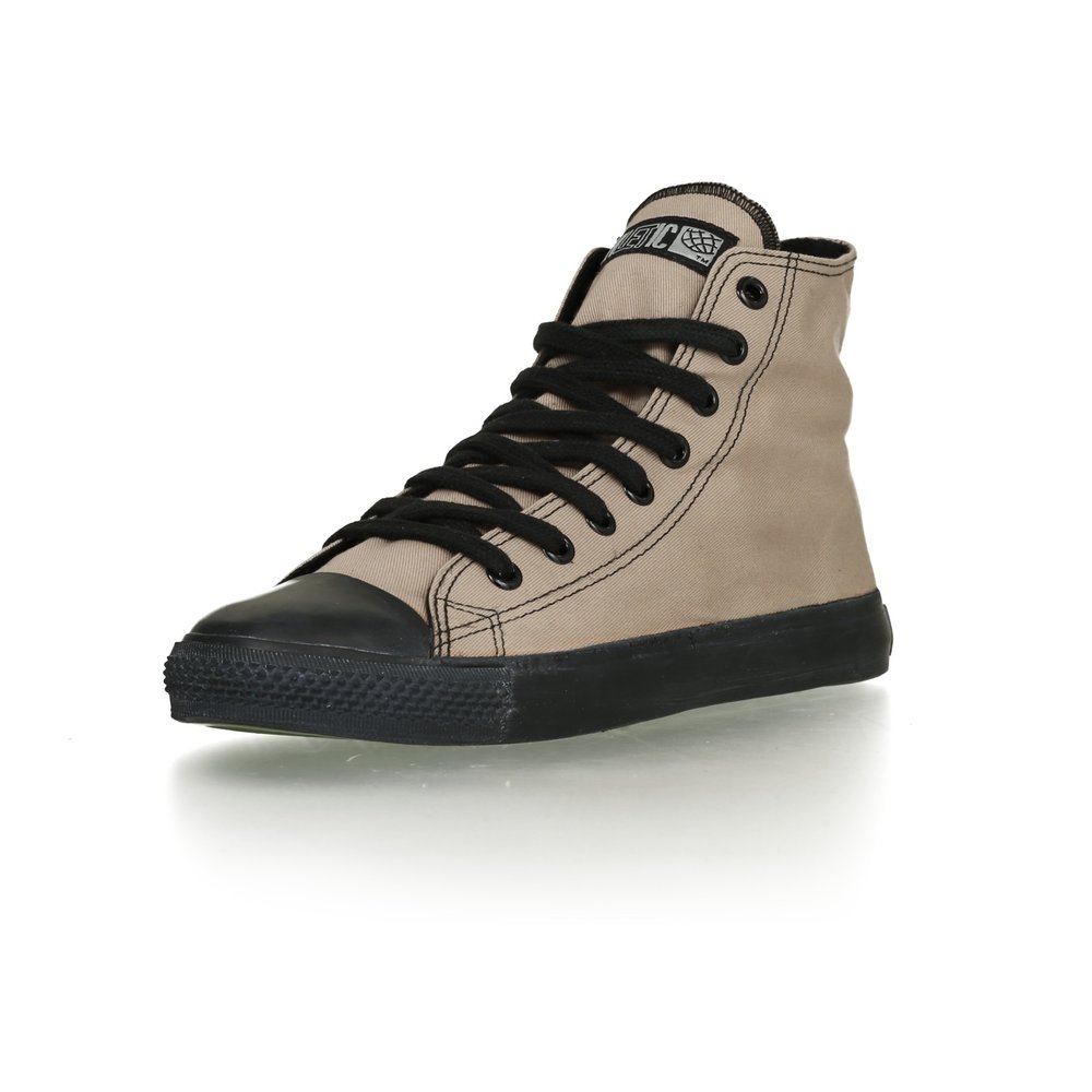 ETHLETIC Fair Trainer Black Cap Hi Cut Classic Moon Rock Grey | Jet Black