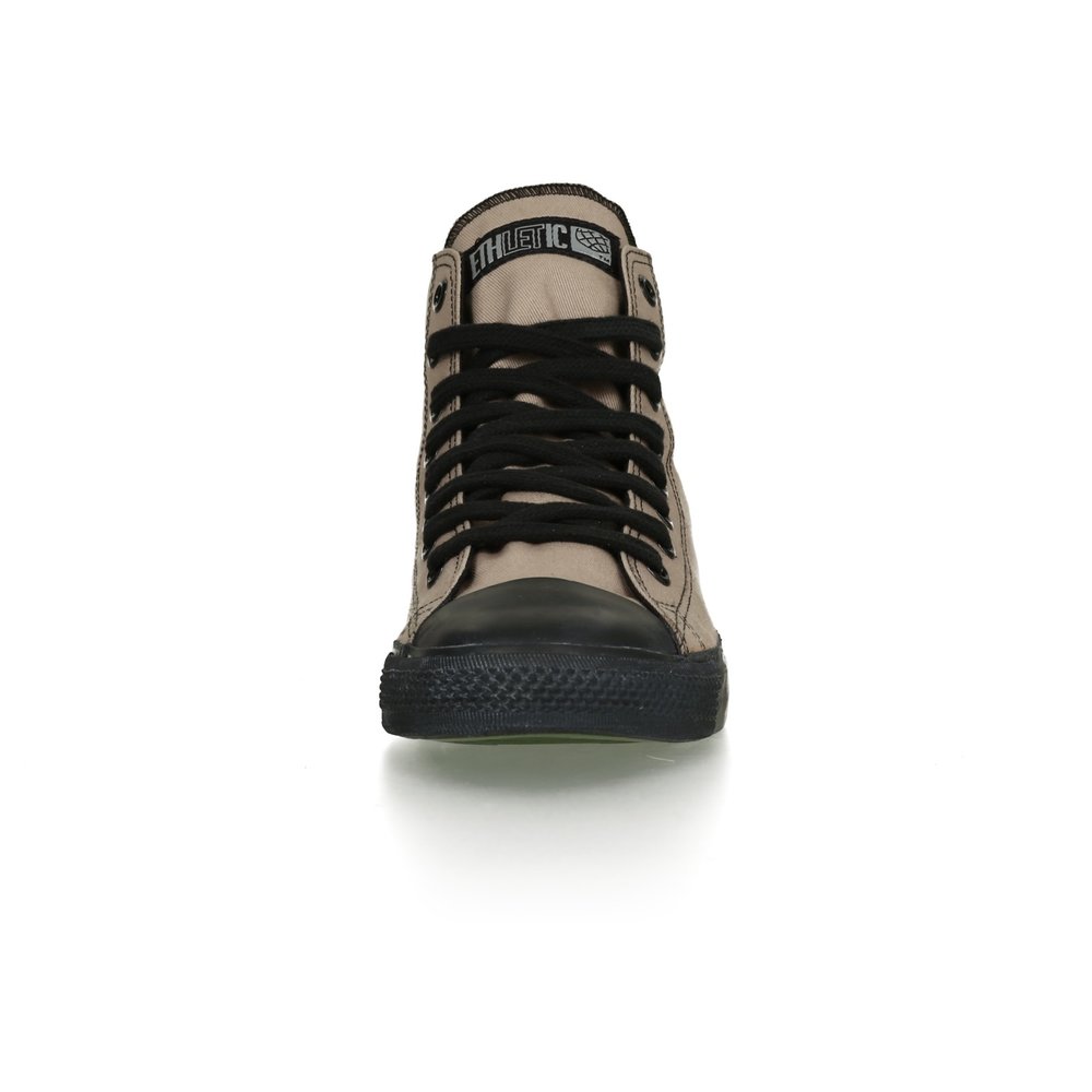 ETHLETIC Fair Trainer Black Cap Hi Cut Classic Moon Rock Grey | Jet Black