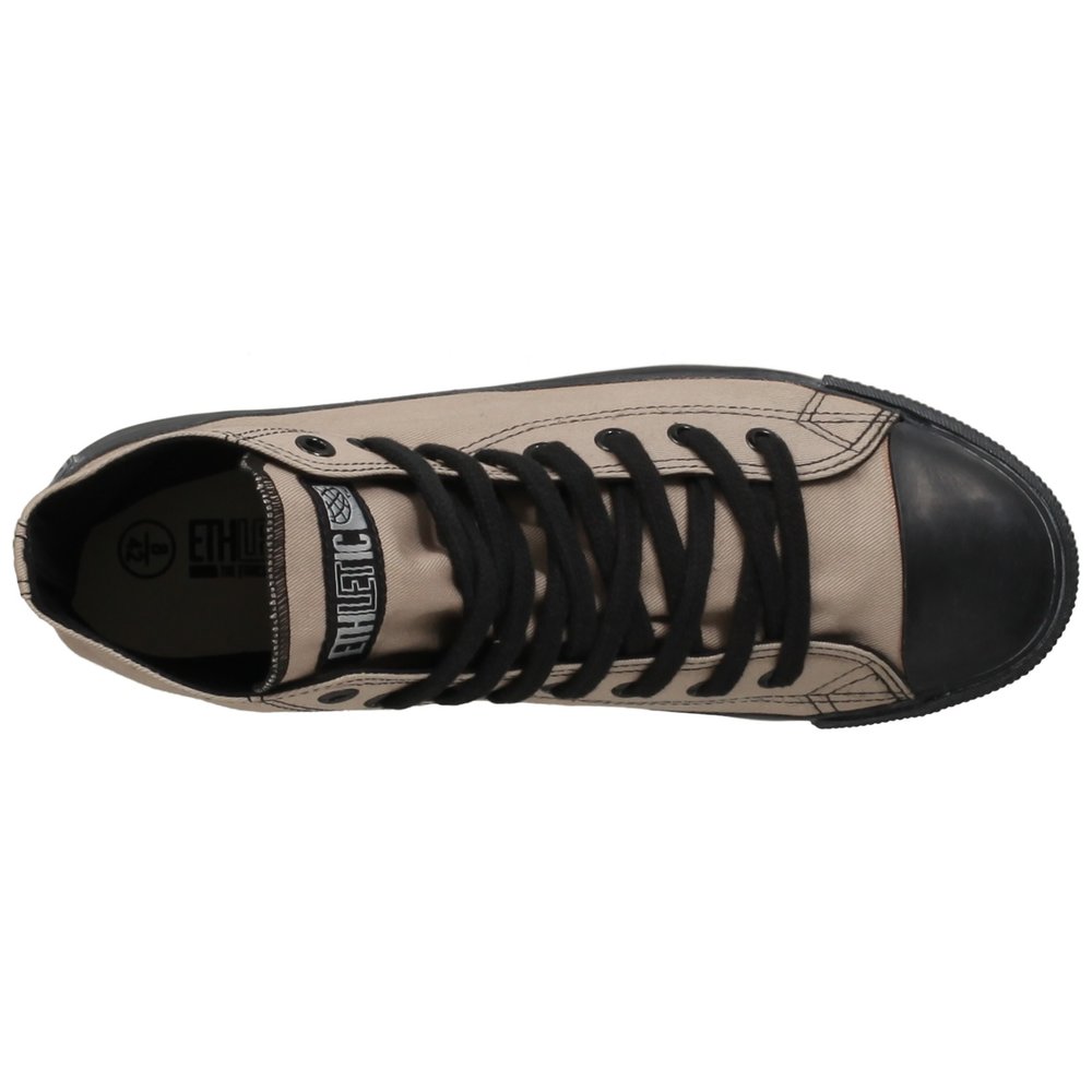 ETHLETIC Fair Trainer Black Cap Hi Cut Classic Moon Rock Grey | Jet Black