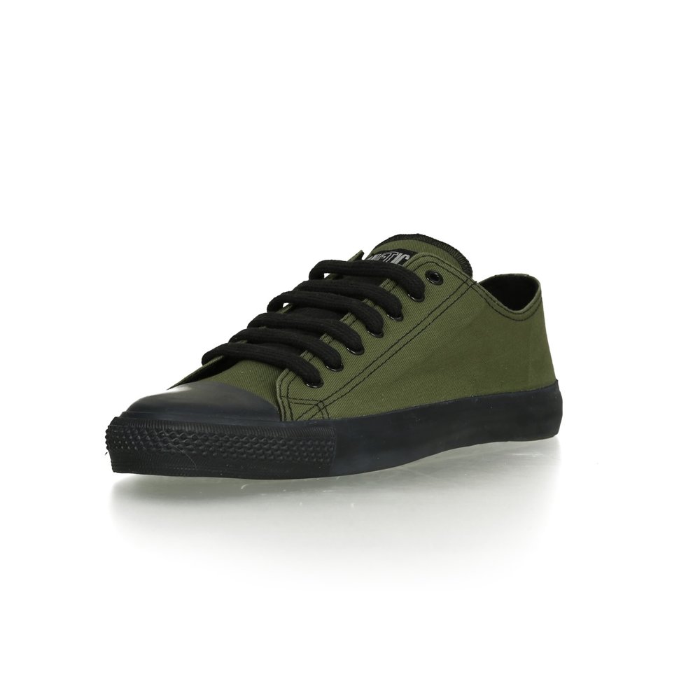 ETHLETIC Fair Trainer Black Cap Lo Cut Classic Camping Green | Jet Black