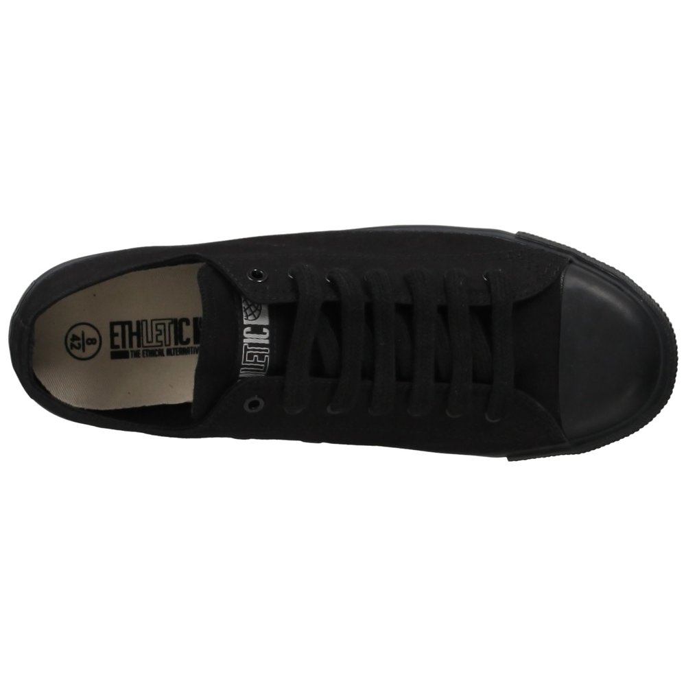 ETHLETIC Fair Trainer Black Cap Lo Cut Classic Jet Black | Jet Black