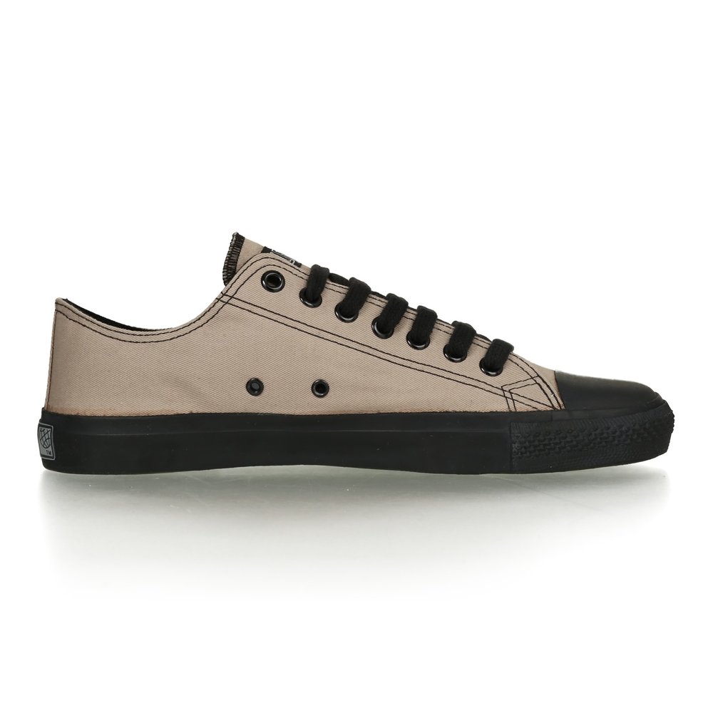 ETHLETIC Fair Trainer Black Cap Lo Cut Classic Moon Rock Grey | Jet Black
