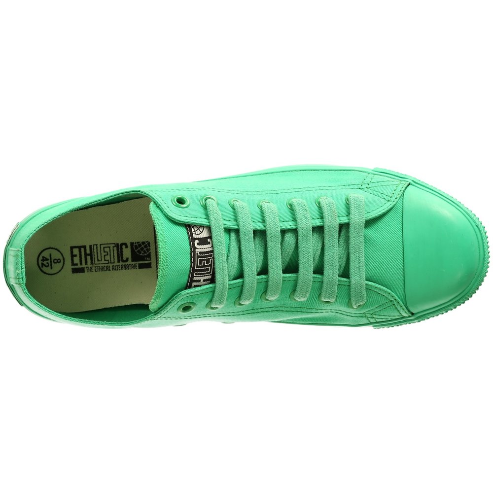 ETHLETIC Fair Trainer Monochrome Lo Cut Collection 16 Active Green