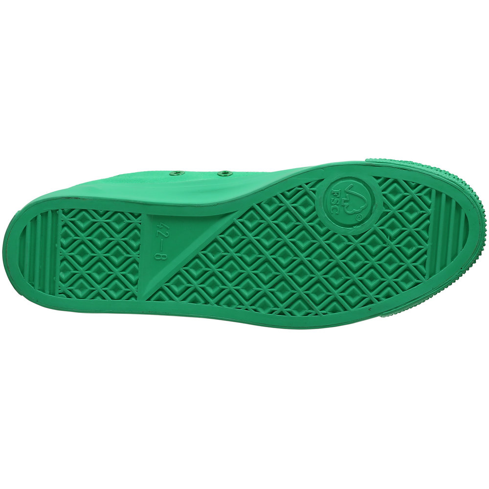 ETHLETIC Fair Trainer Monochrome Lo Cut Collection 16 Active Green