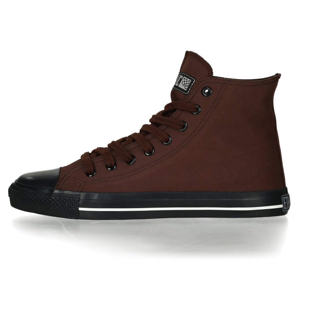 ETHLETIC Fair Trainer Black Cap Hi Cut Collection 17 Nut Brown | Jet Black