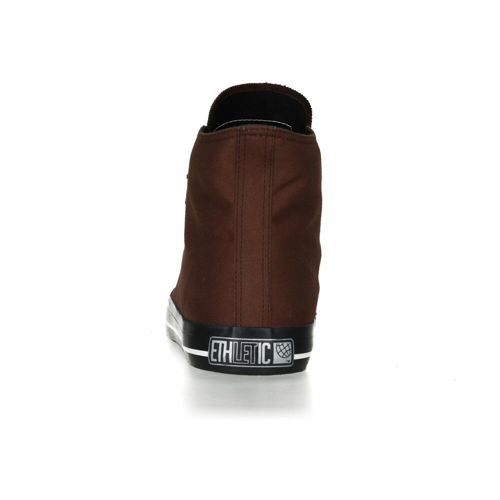 ETHLETIC Fair Trainer Black Cap Hi Cut Collection 17 Nut Brown | Jet Black