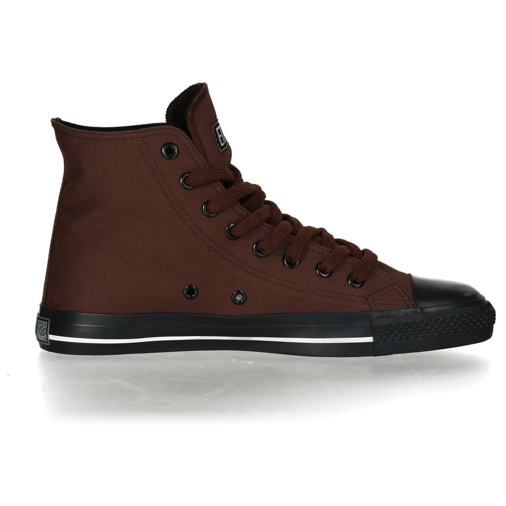 ETHLETIC Fair Trainer Black Cap Hi Cut Collection 17 Nut Brown | Jet Black