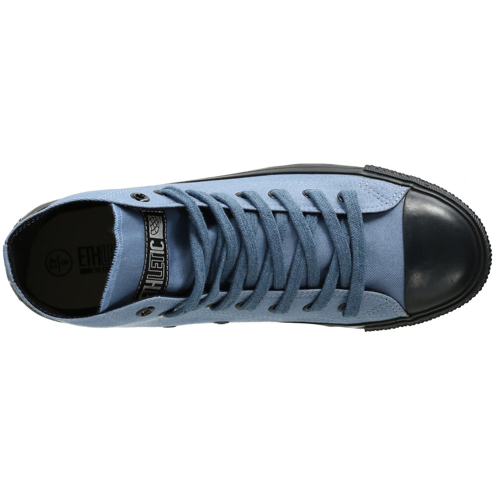 ETHLETIC Fair Trainer Black Cap Hi Cut Collection 17 Pale Denim | Jet Black