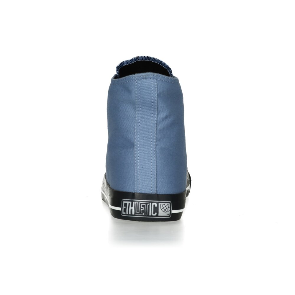 ETHLETIC Fair Trainer Black Cap Hi Cut Collection 17 Pale Denim | Jet Black