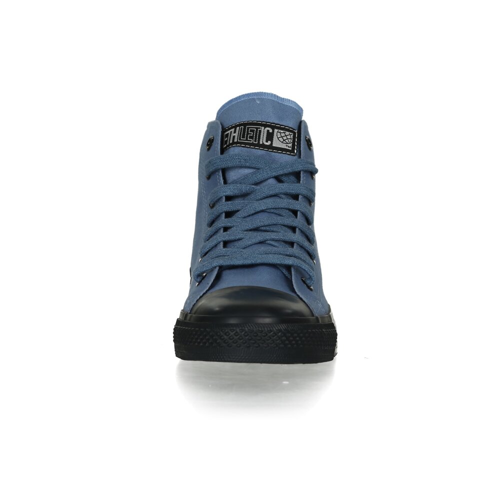 ETHLETIC Fair Trainer Black Cap Hi Cut Collection 17 Pale Denim | Jet Black