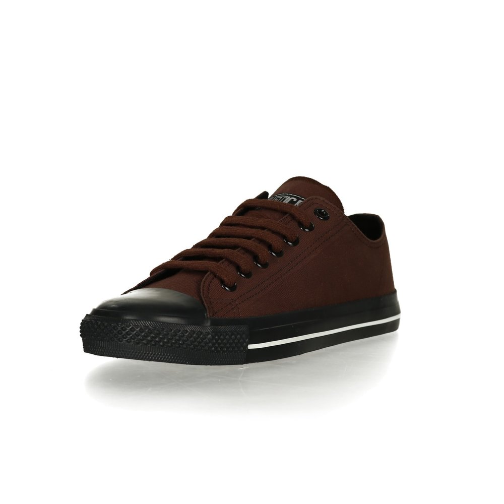 ETHLETIC Fair Trainer Black Cap Lo Cut Collection 17 Nut Brown | Jet Black