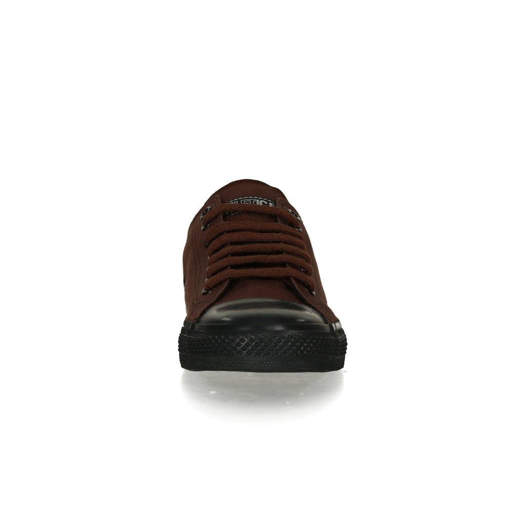 ETHLETIC Fair Trainer Black Cap Lo Cut Collection 17 Nut Brown | Jet Black
