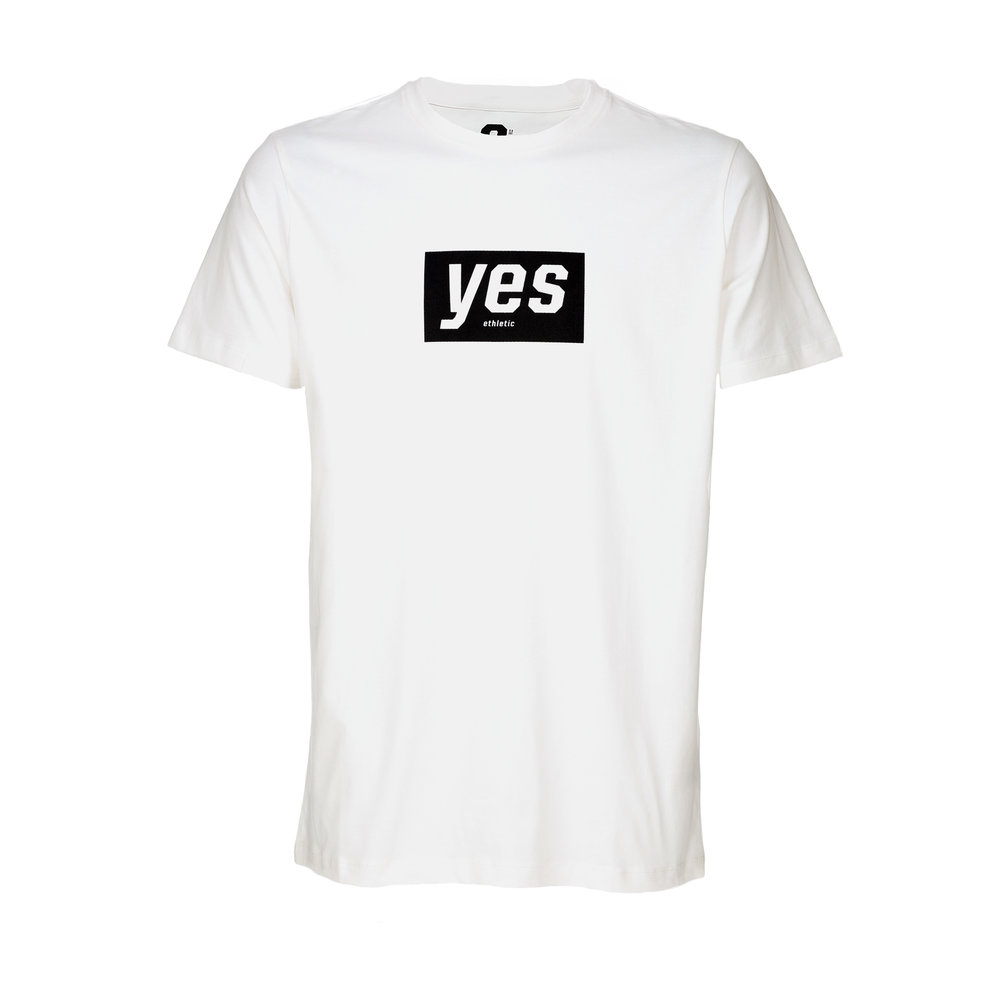 ETHLETIC YES (Mens_T) Just White