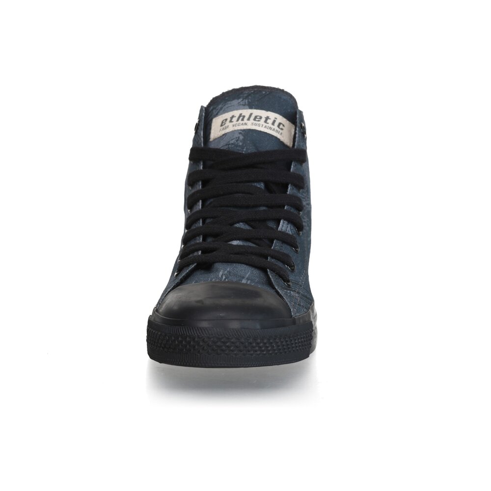 ETHLETIC Fair Trainer Black Cap Hi Cut Collection 18 Dove Camo Indigo | Jet Black