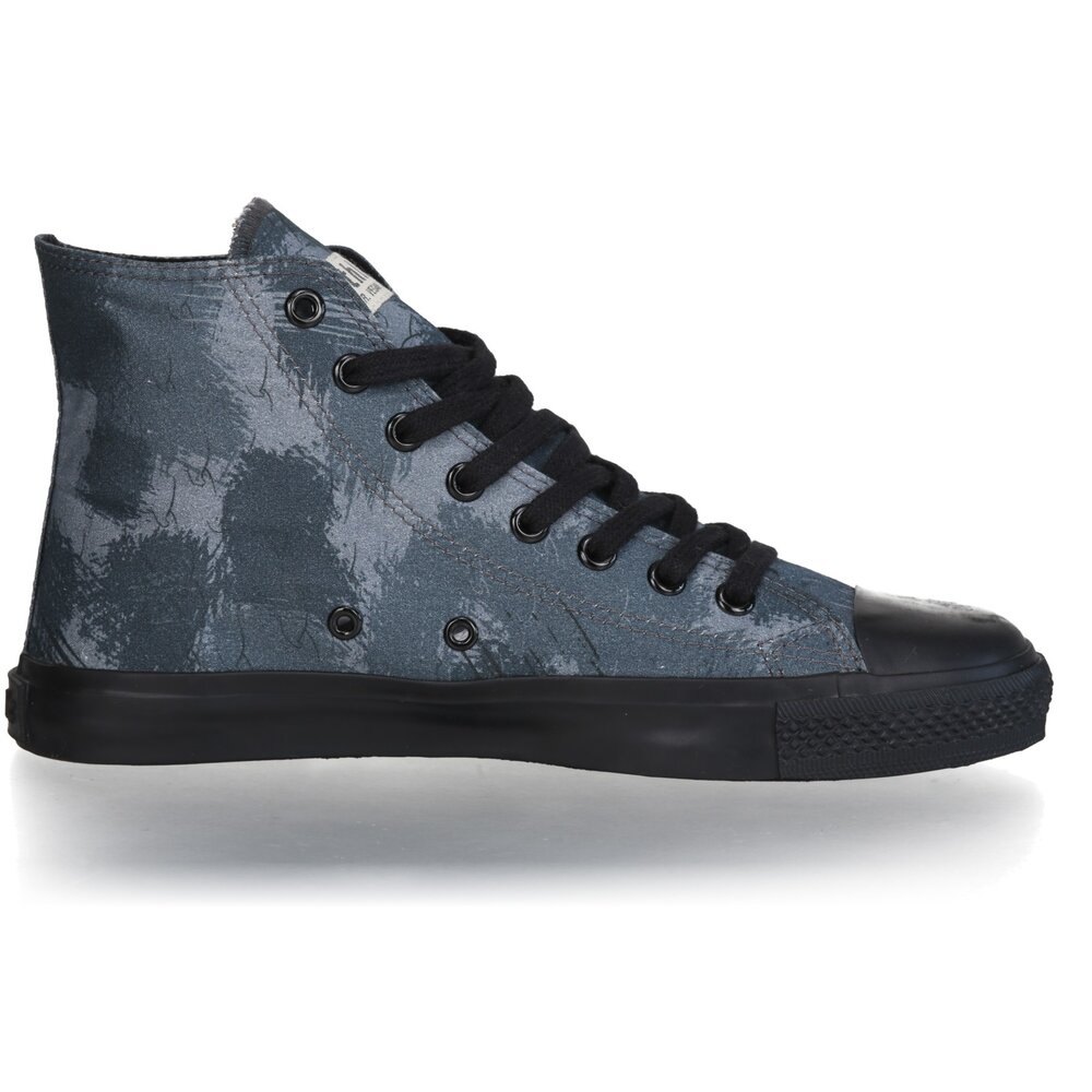ETHLETIC Fair Trainer Black Cap Hi Cut Collection 18 Dove Camo Indigo | Jet Black