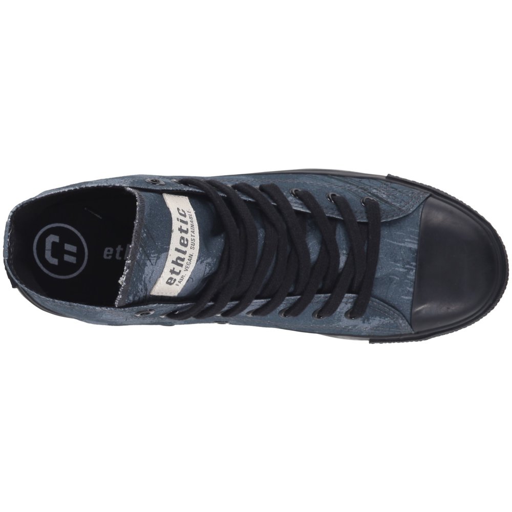 ETHLETIC Fair Trainer Black Cap Hi Cut Collection 18 Dove Camo Indigo | Jet Black