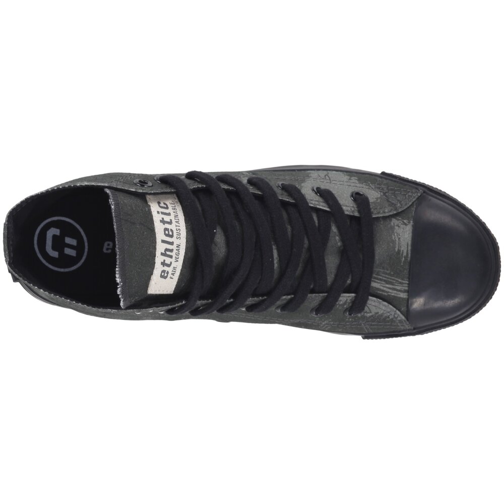 ETHLETIC Fair Trainer Black Cap Hi Cut Collection 18 Dove Camo Olive | Jet Black