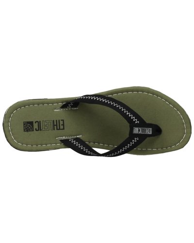 ETHLETIC Fair Flip Classic Camping Green | Funky_Black