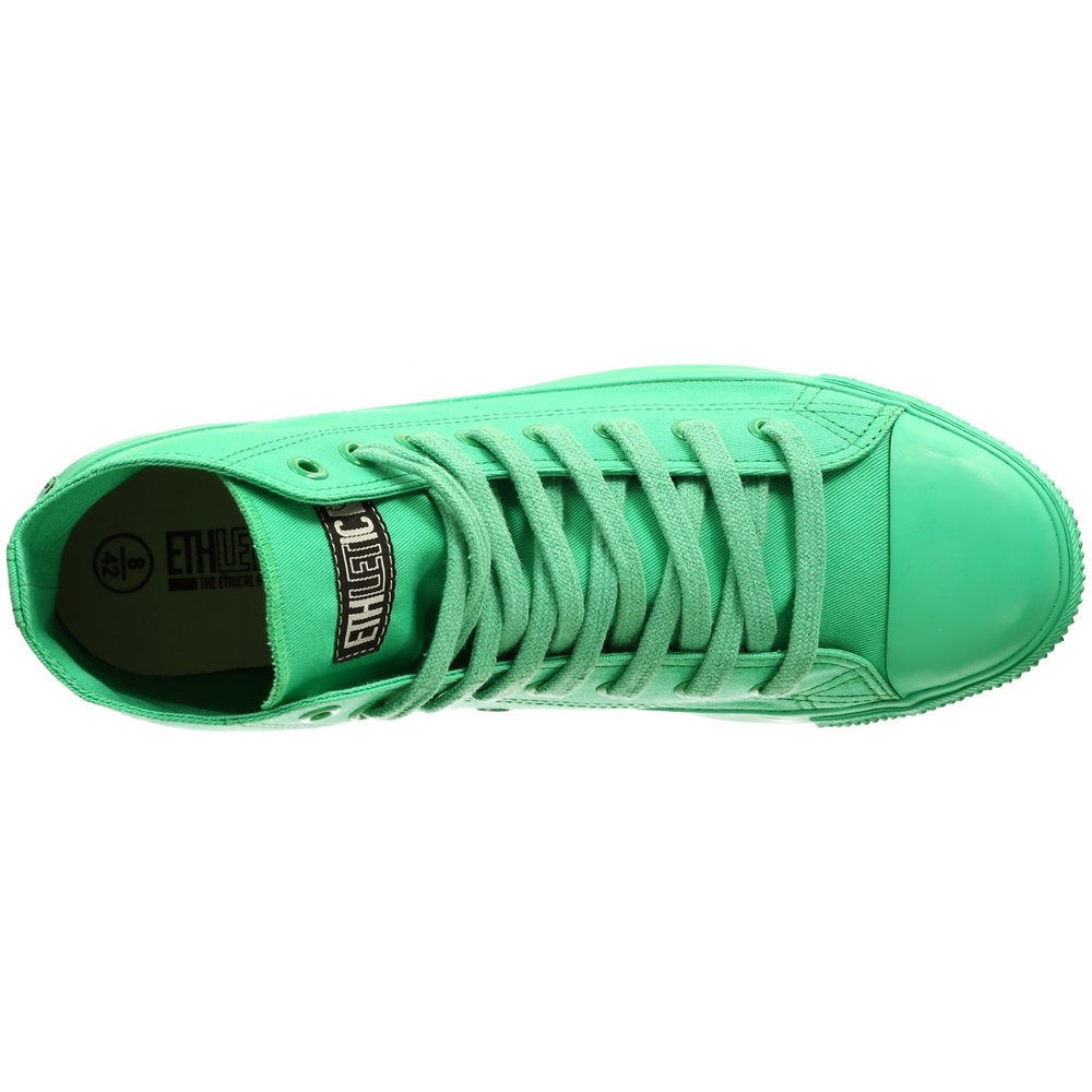 ETHLETIC Fair Trainer Monochrome Hi Cut Collection 16 Active Green