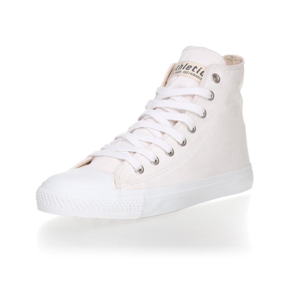ETHLETIC Fair Trainer  White Cap Hi Cut Collection 18 Just White | Just White