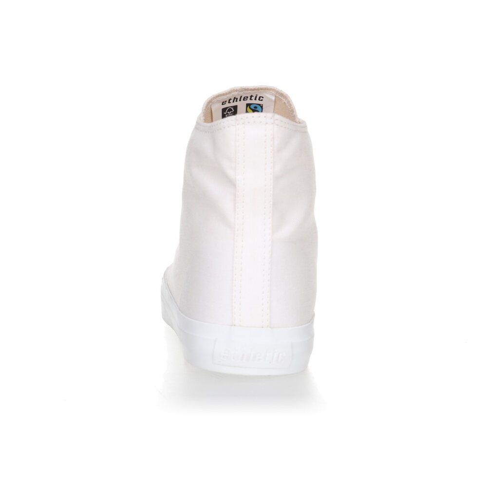 ETHLETIC Fair Trainer  White Cap Hi Cut Collection 18 Just White | Just White
