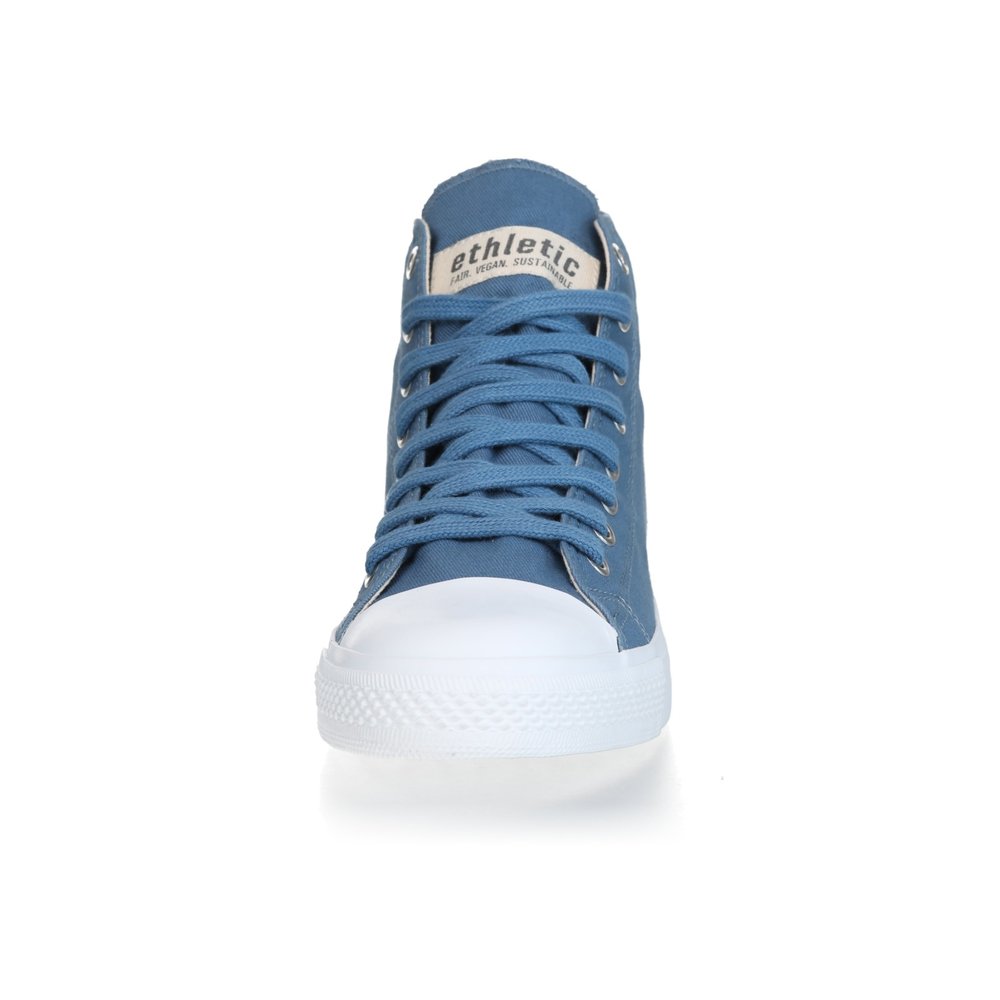 ETHLETIC Fair Trainer White Cap Hi Cut Collection 18 Rainy Sea | Just White