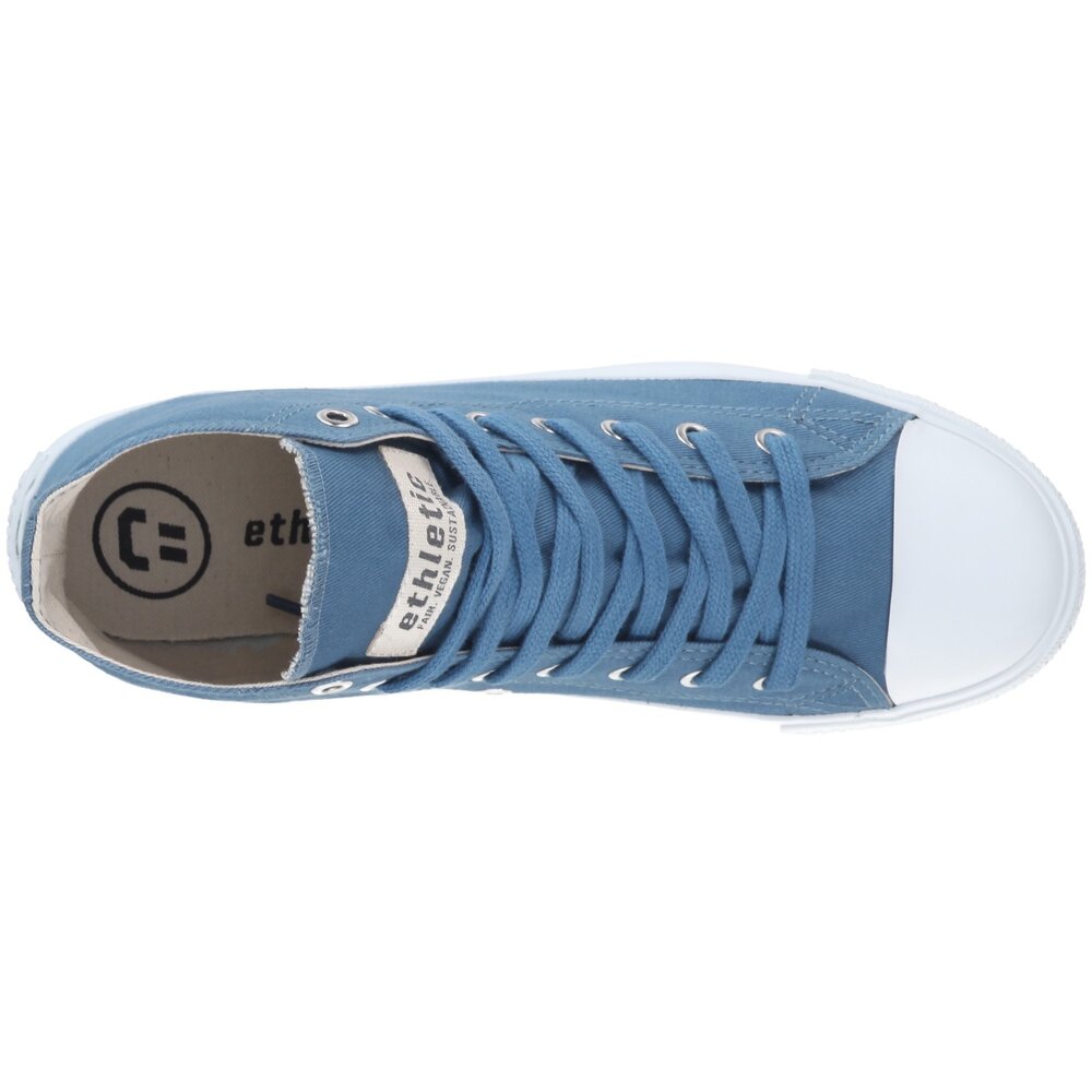 ETHLETIC Fair Trainer White Cap Hi Cut Collection 18 Rainy Sea | Just White