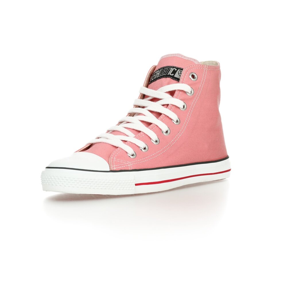 ETHLETIC Fair Trainer White Cap Hi Cut Collection 16 Ice Cream Pink | Just White