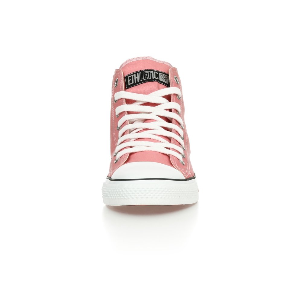 ETHLETIC Fair Trainer White Cap Hi Cut Collection 16 Ice Cream Pink | Just White