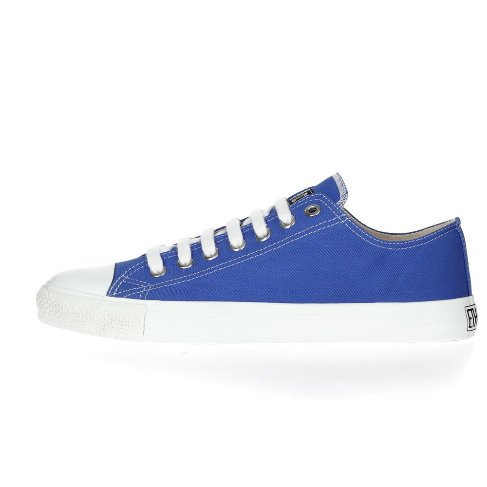Fair Trainer White Cap Lo Cut Collection 17 Glow Blue | Just White