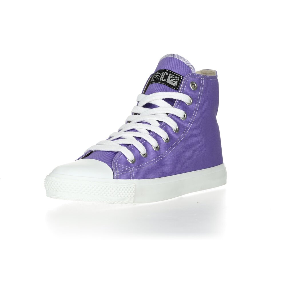 Fair Trainer White Cap Hi Cut Collection 17 Purple Rain | Just White