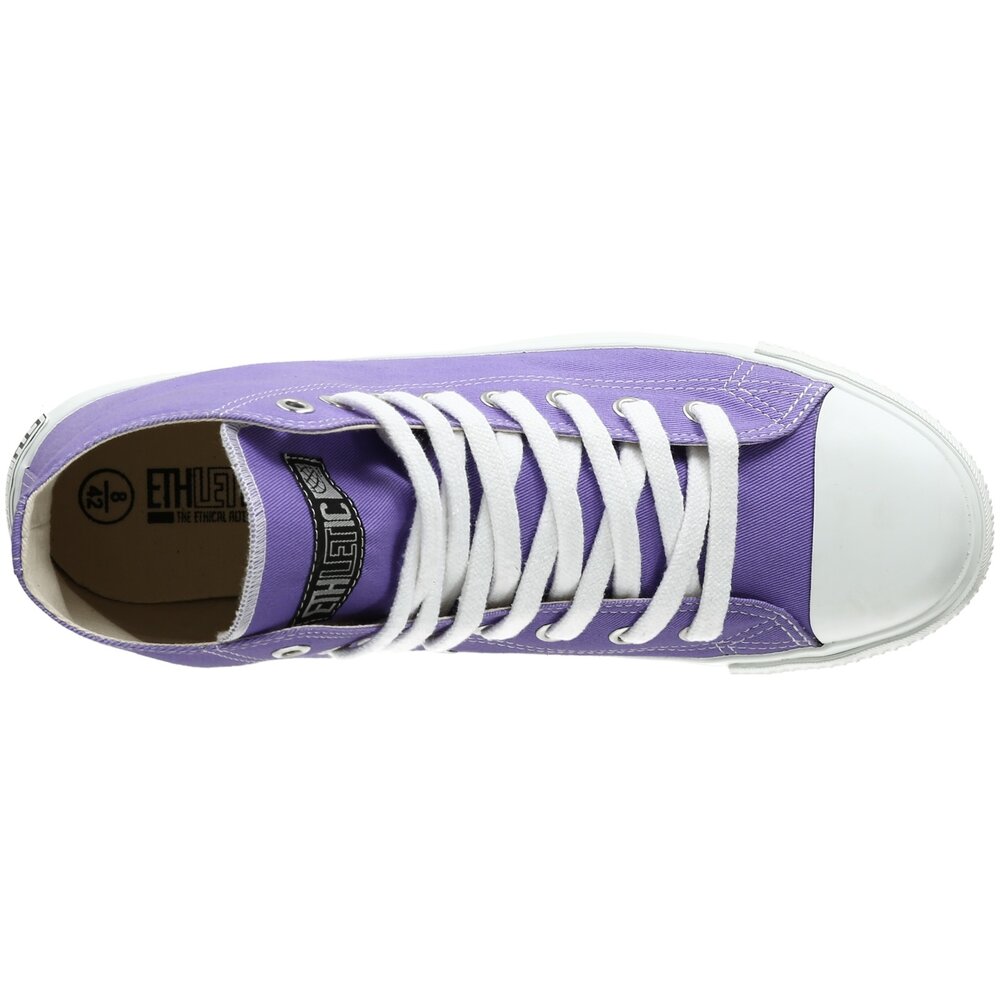 Fair Trainer White Cap Hi Cut Collection 17 Purple Rain | Just White