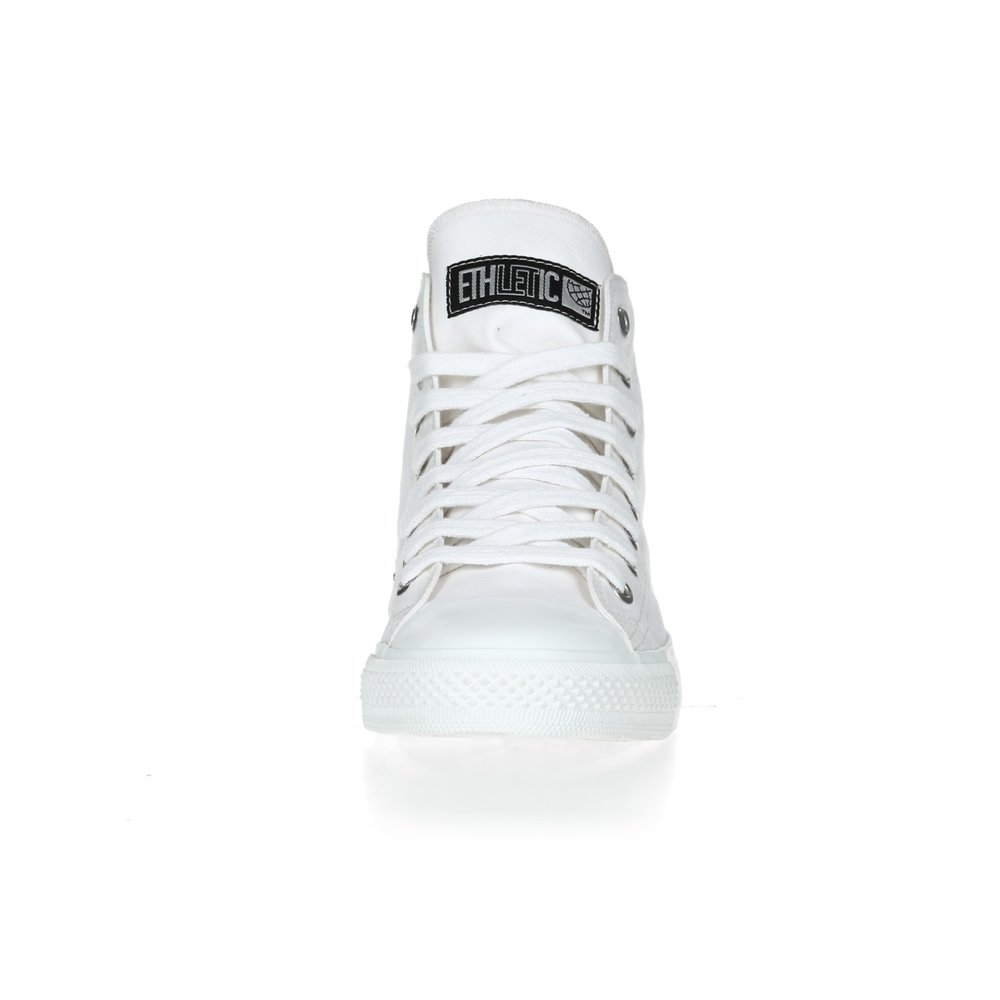 ETHLETIC Fair Trainer  White Cap Hi Cut Collection 17 Just White | Just White