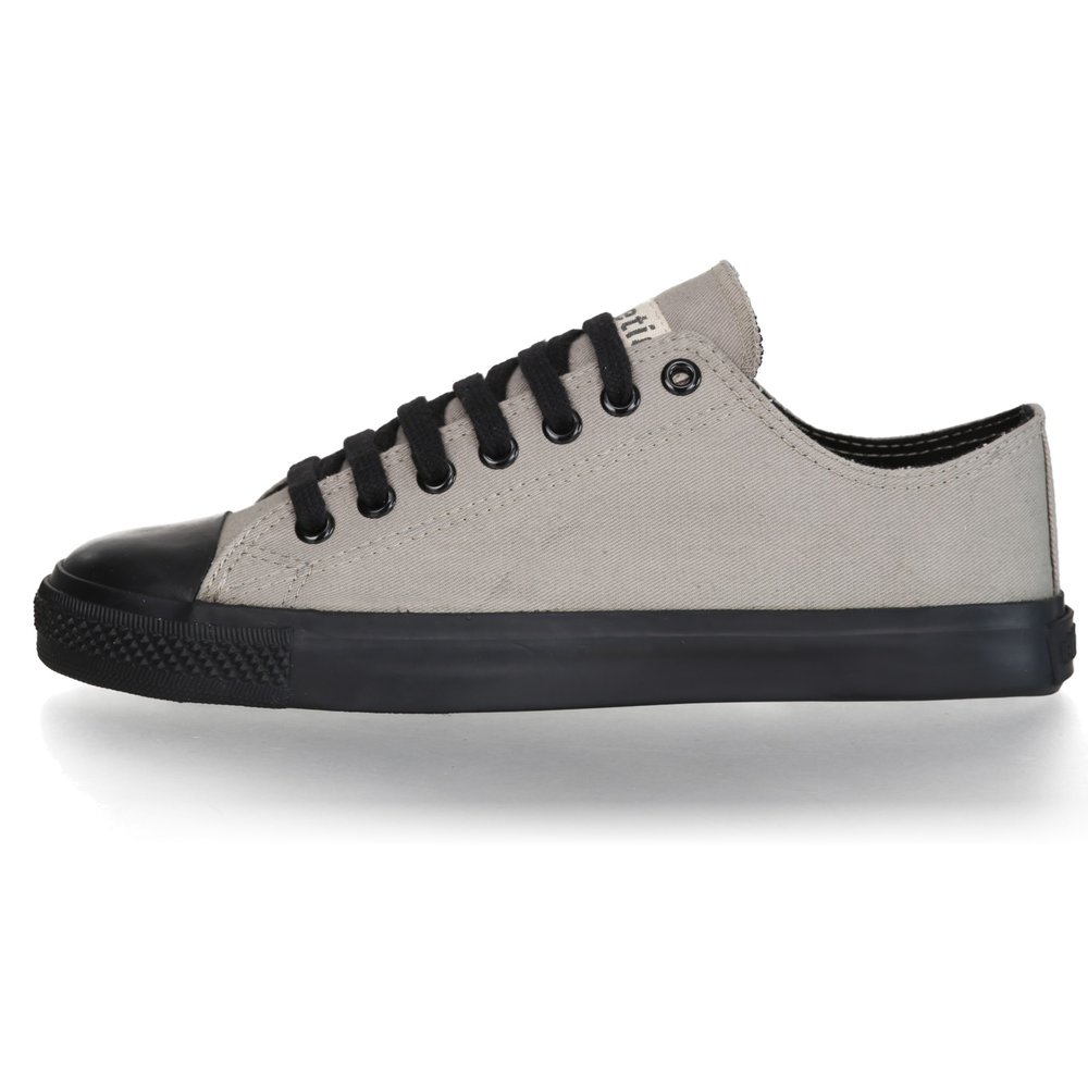 ETHLETIC Fair Trainer Black Cap Lo Cut Collection 18 Frozen Olive | Jet Black