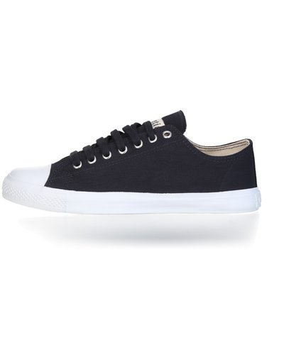 Fair Trainer White Cap Lo Cut Collection 18 Black Navy | Just White
