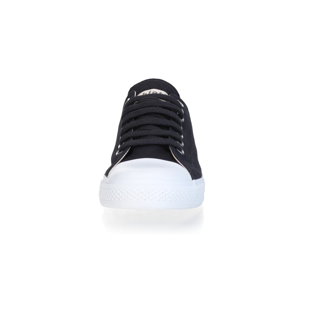 ETHLETIC Fair Trainer  White Cap Lo Cut Collection 18 Black Navy | Just White