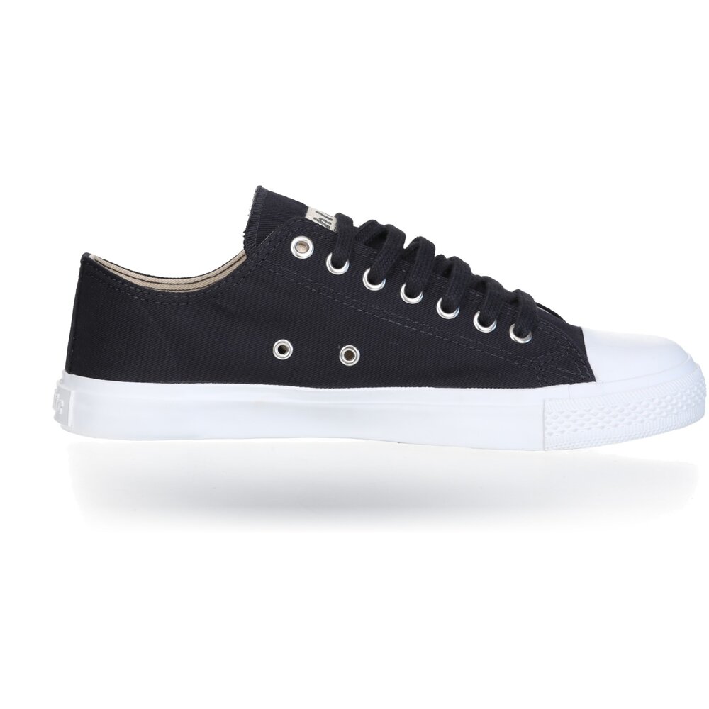 Fair Trainer White Cap Lo Cut Collection 18 Black Navy | Just White