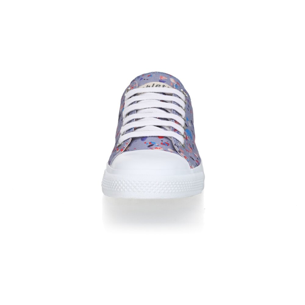 ETHLETIC Fair Trainer  White Cap Lo Cut Collection 18 Terrazzo Blueberry | Just White