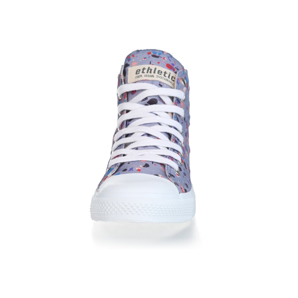 Fair Trainer White Cap Hi Cut Collection 18 Terrazzo Blueberry | Just White