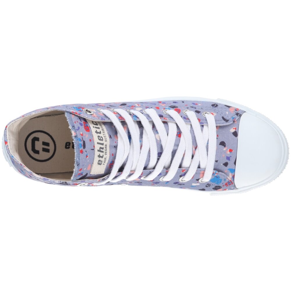 Fair Trainer White Cap Hi Cut Collection 18 Terrazzo Blueberry | Just White