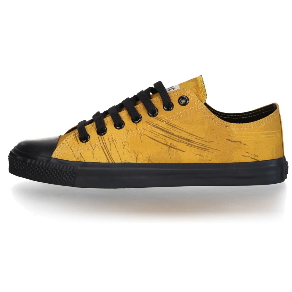 Fair Trainer Black Cap Lo Cut Collection 18 Dove Camo Mustard | Jet Black
