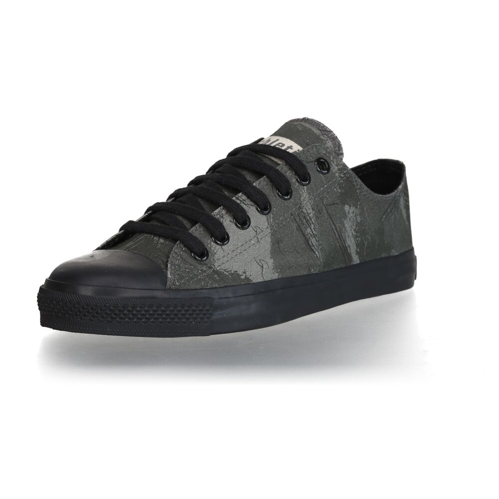 ETHLETIC Fair Trainer Black Cap Lo Cut Collection 18 Dove Camo Olive | Jet Black