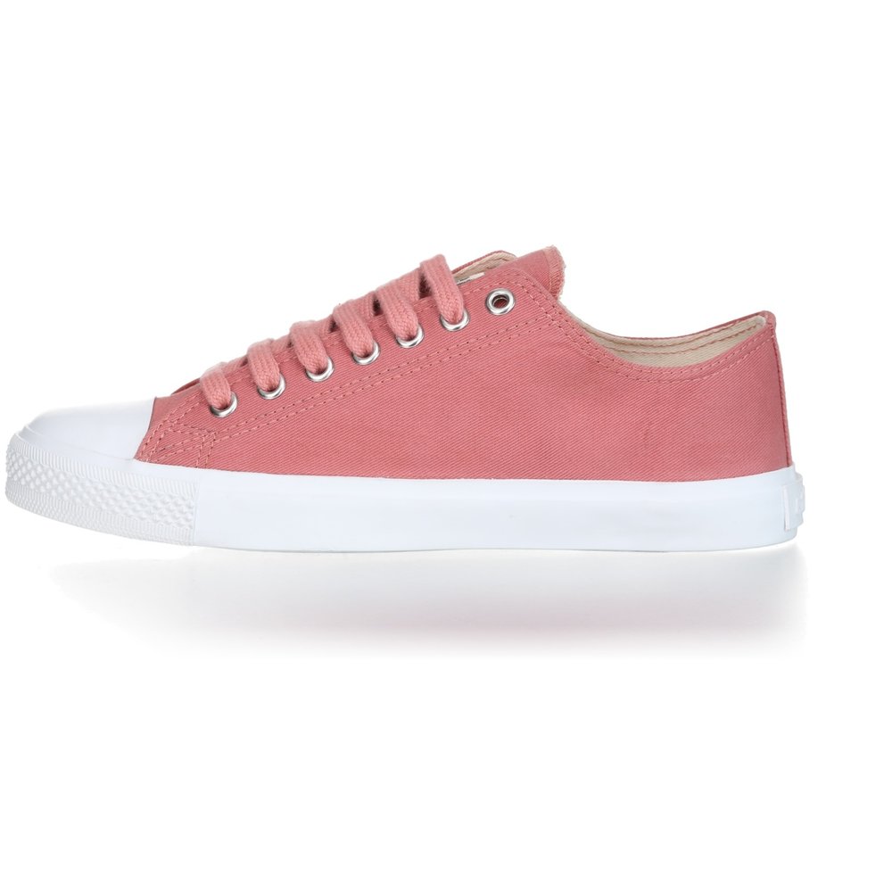 ETHLETIC Fair Trainer  White Cap Lo Cut Collection 18 Rose Dust | Just White