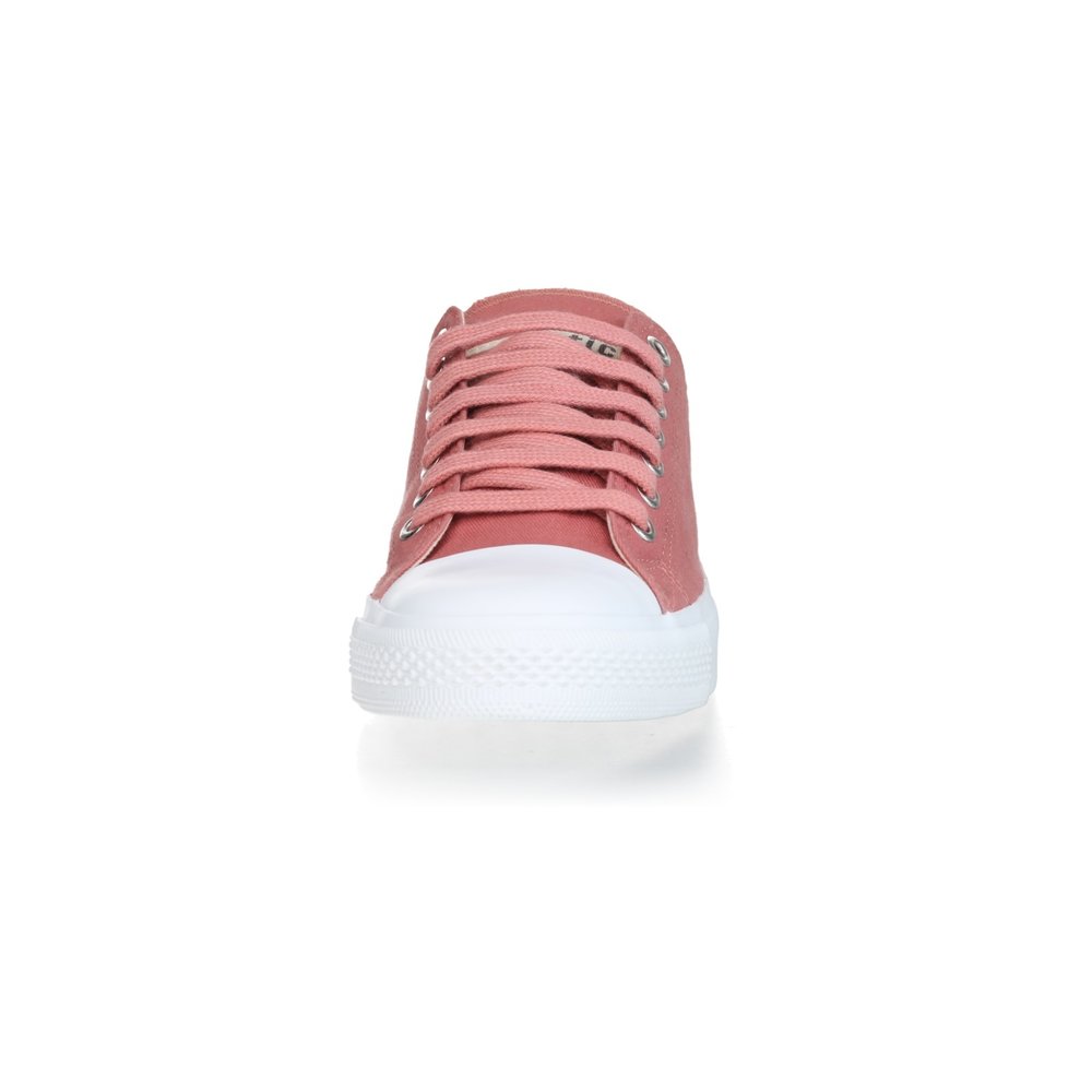 ETHLETIC Fair Trainer  White Cap Lo Cut Collection 18 Rose Dust | Just White