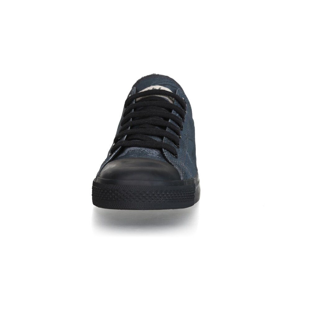 ETHLETIC Fair Trainer Black Cap Lo Cut Collection 18 Dove Camo Indigo | Jet Black
