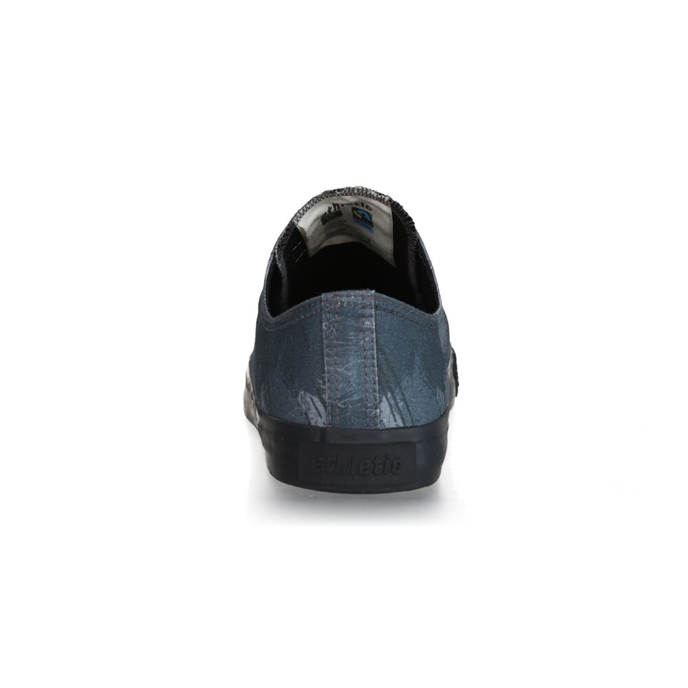 ETHLETIC Fair Trainer Black Cap Lo Cut Collection 18 Dove Camo Indigo | Jet Black