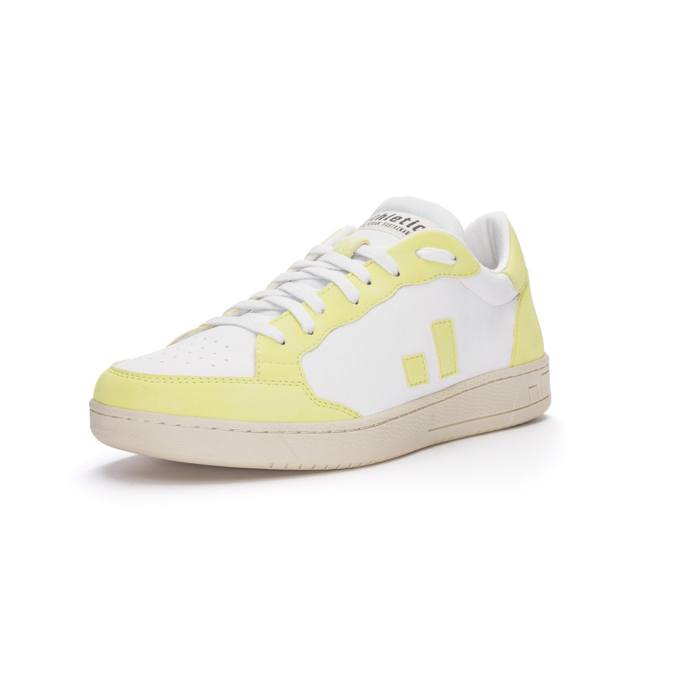 ETHLETIC Jesse Lo Cut Lime Yellow | Bleached Sand