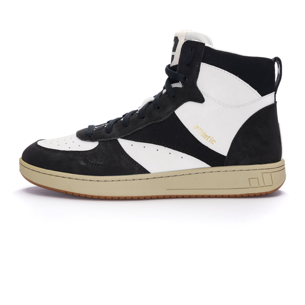 ETHLETIC Carl Hi Cut Chalk White | Jet Black