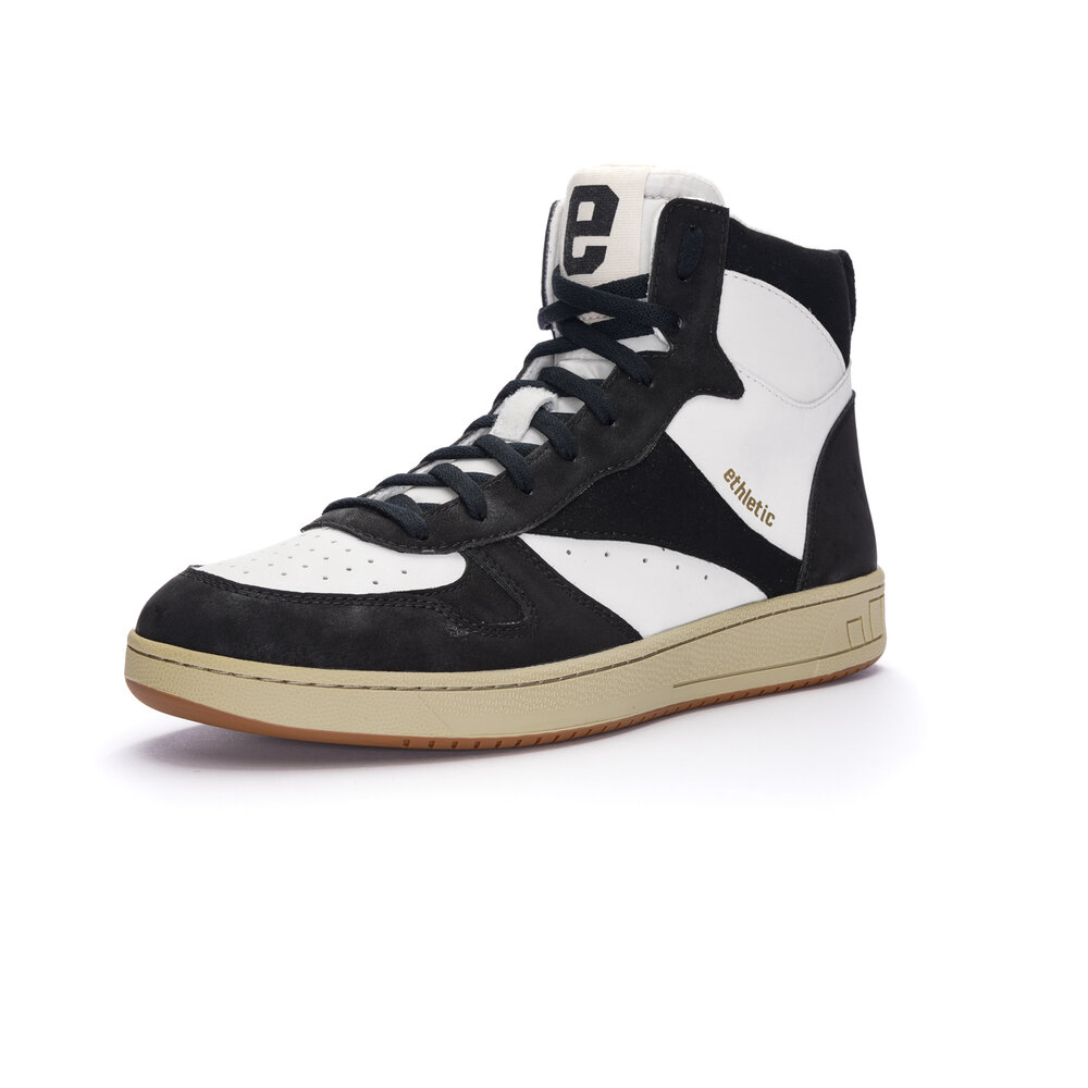 ETHLETIC Carl Hi Cut Chalk White | Jet Black